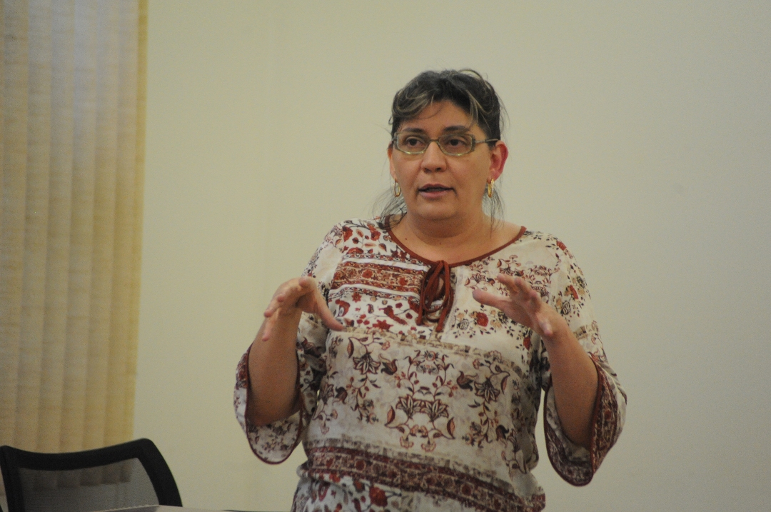 Palestra da Vigilância Epidemiológica de São Carlos para equipes da UFSCar, realizada em 6/4. Foto: CCS-UFSCar